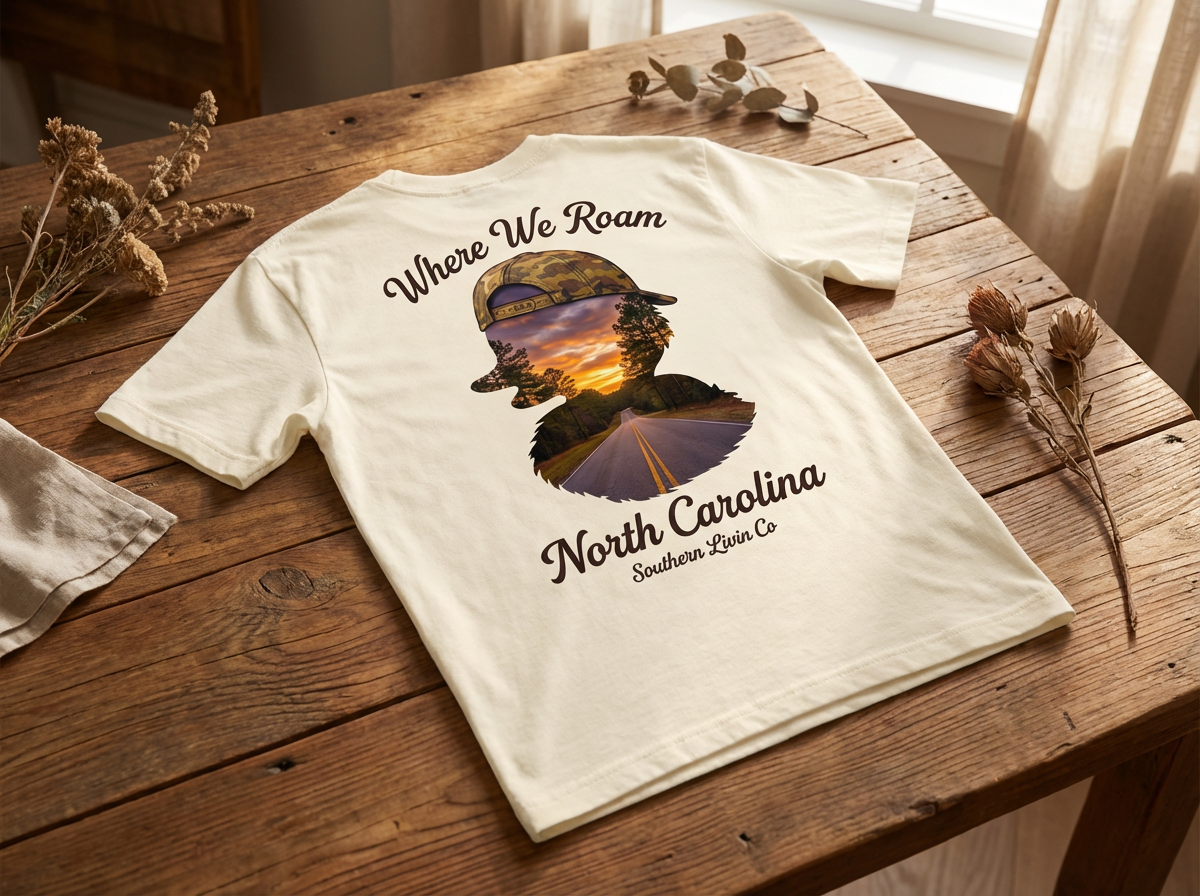 Where We Roam North Carolina Tee - Southern Livin Co