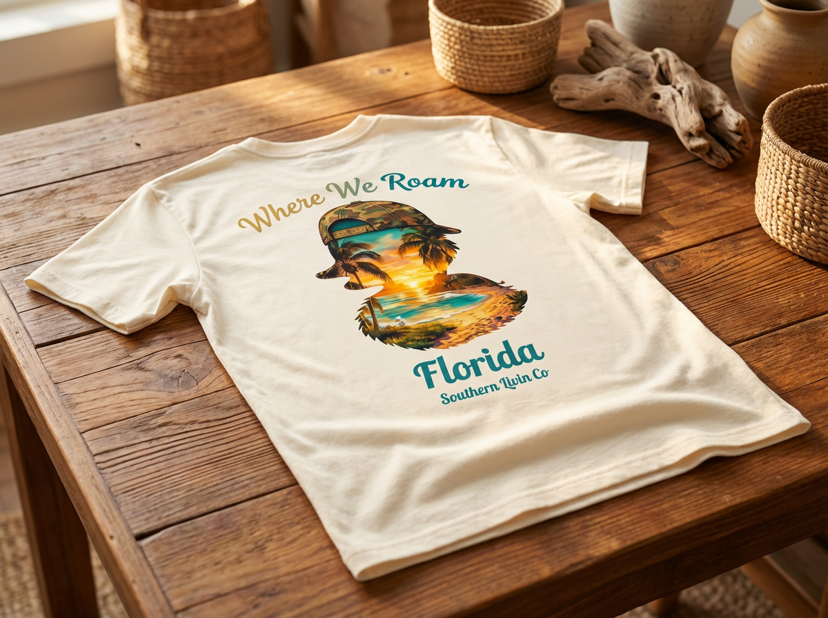 Where We Roam Florida Tee - Southern Livin Co