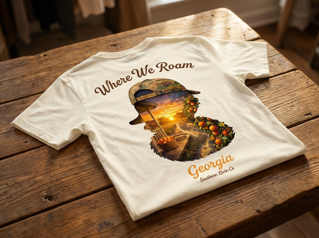 Where We Roam Georgia Tee - Southern Livin Co