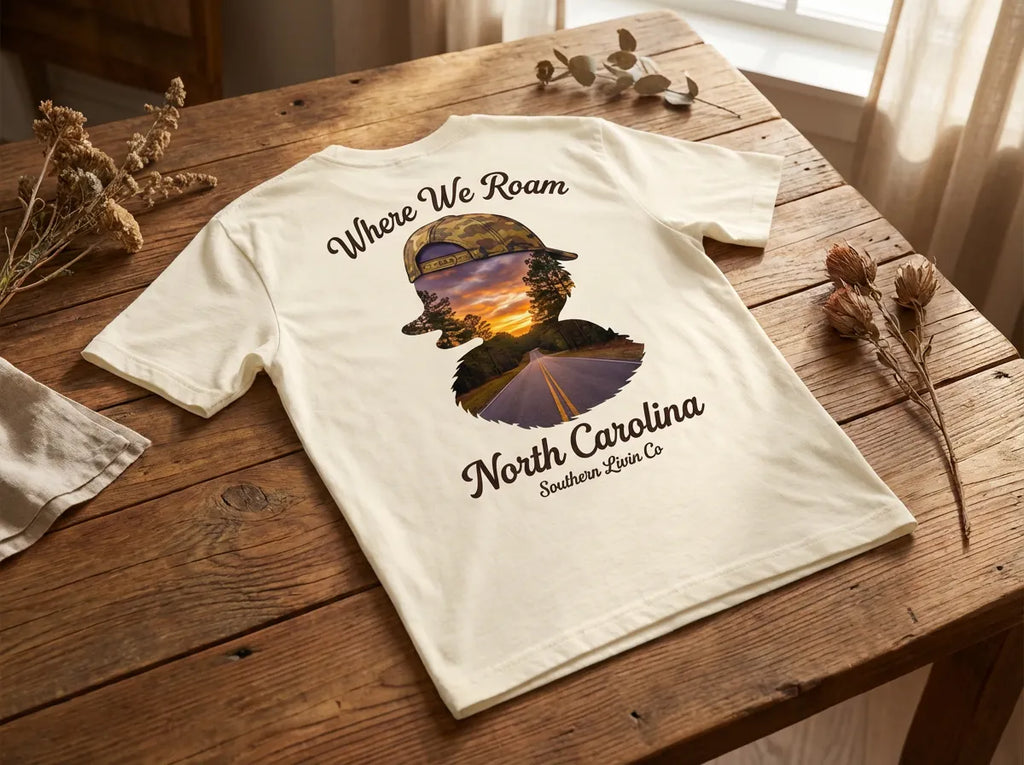 Where We Roam North Carolina Tee - Southern Livin Co